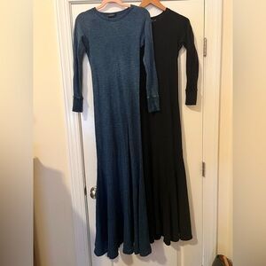 Polo Ralph Lauren - lot of 2 - thermal maxi dresses small